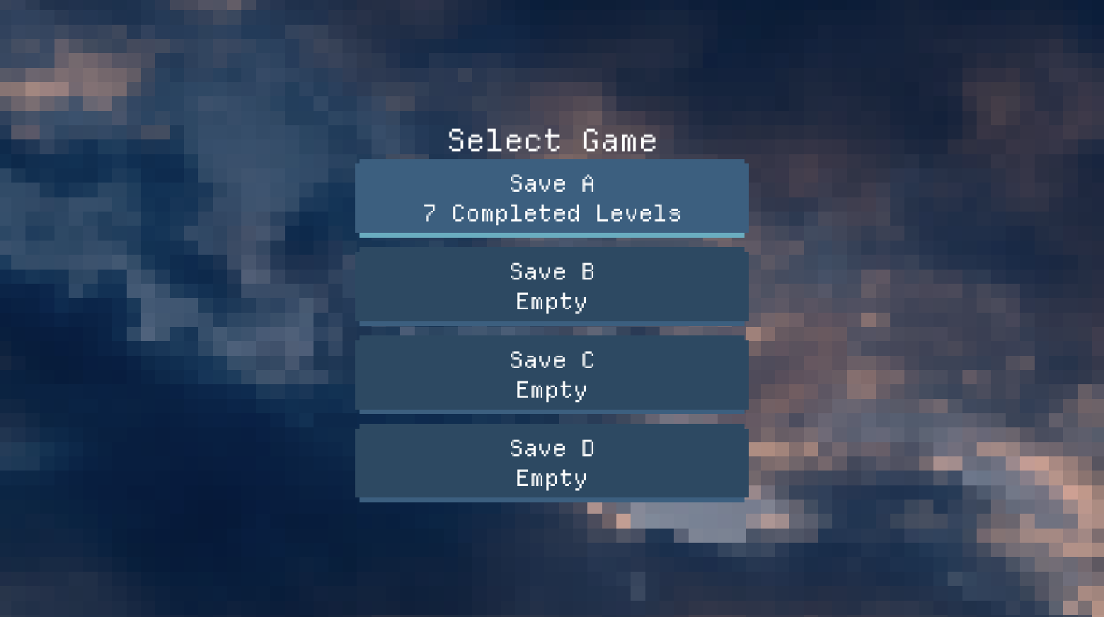 Game saves