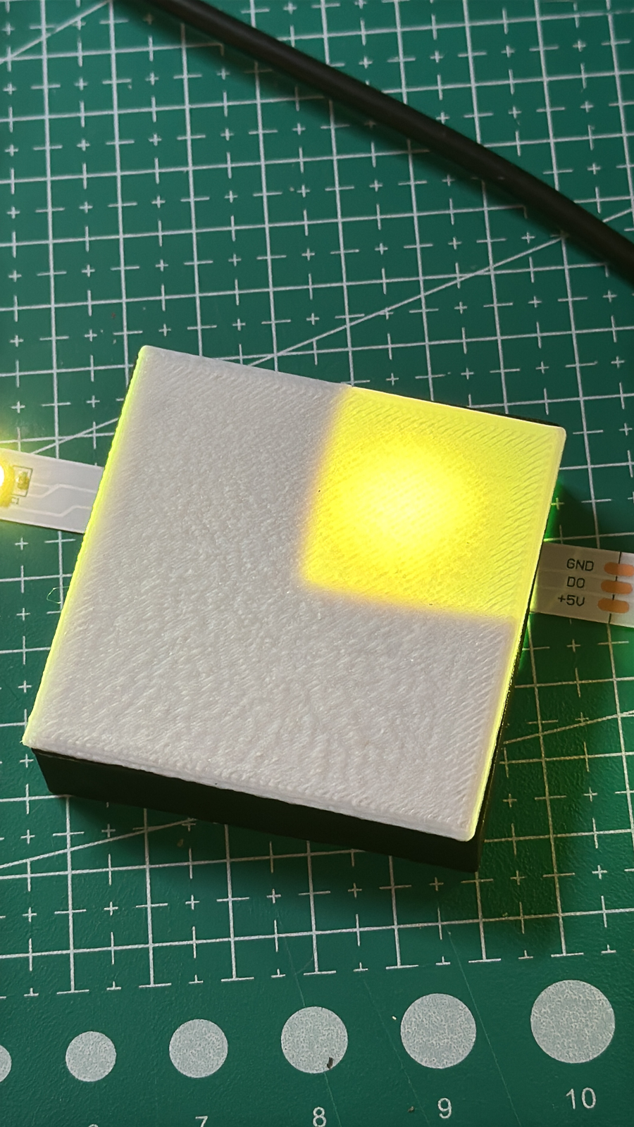 Prototyping design with LED rope