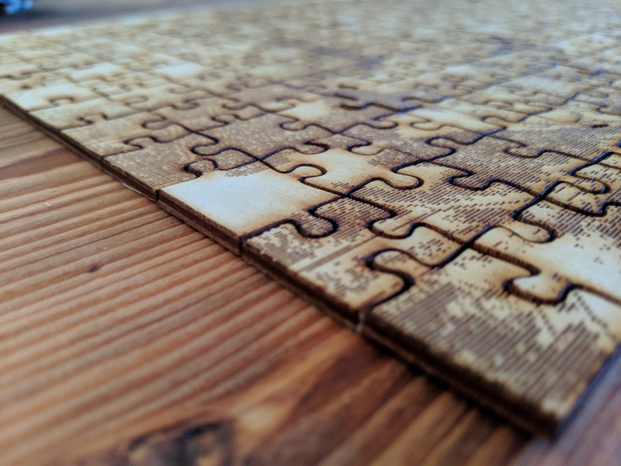 Laser Cut Puzzle