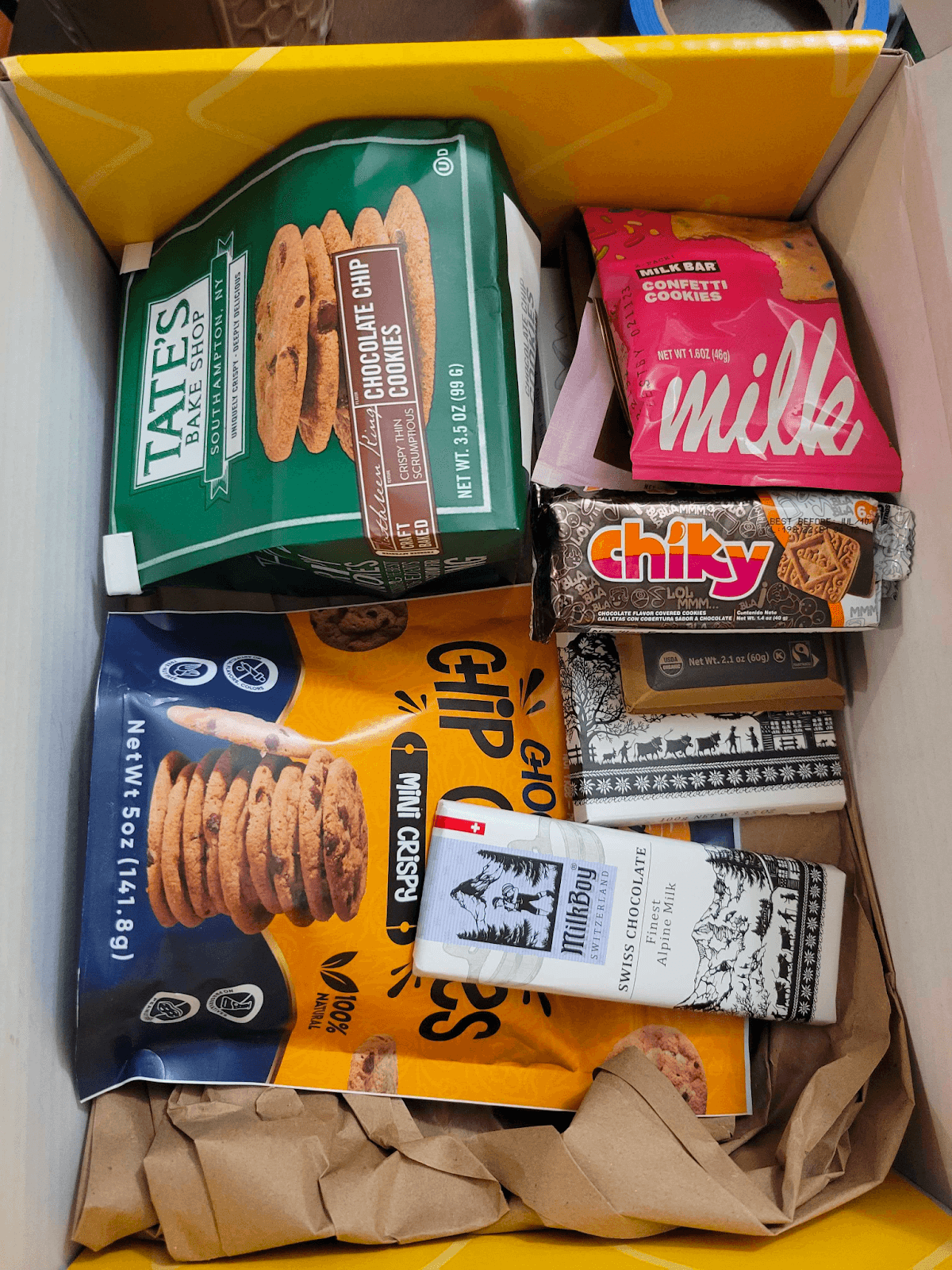 Box of snacks.